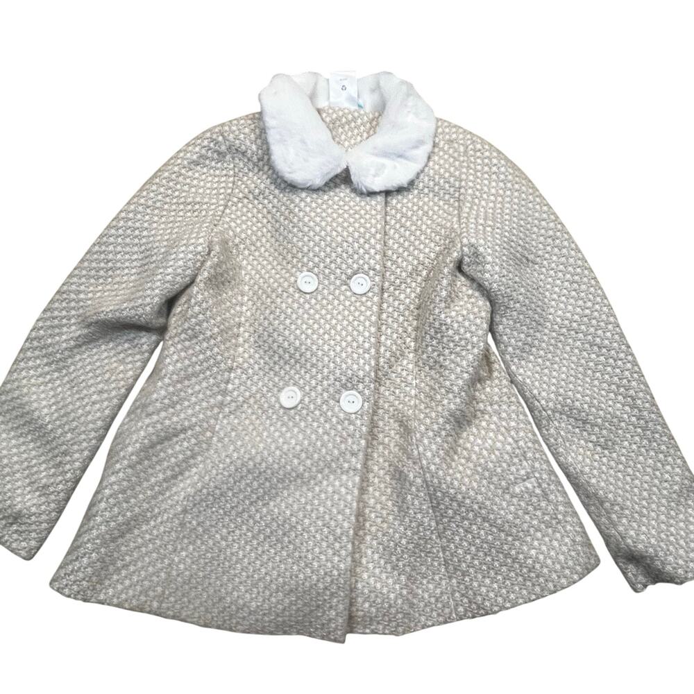 Disney Store Animators' Girl 9-10 
Collection Luxe Peacoat Faux‎ Fur Collar.